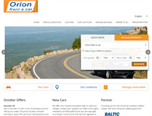 Tablet Screenshot of orion-rentals.com
